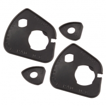 Outside Door Handle Pad Set - 1950-51 Ford Car