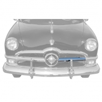 Center Grille Bar - LH Chrome - 1950 Ford Car  