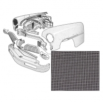 Fresh Air Duct Ventilating Screen - 1950-51 Ford Car  