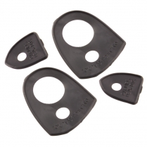 Outside Door Handle Pad Set - 1950-51 Ford Cars, 1950 Mercury Car