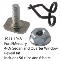Molding Clip - 1941-48 Ford Car  