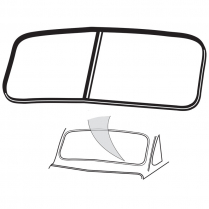 Windshield Seal - with Groove for Chrome - 1941 Ford and Mercury Car