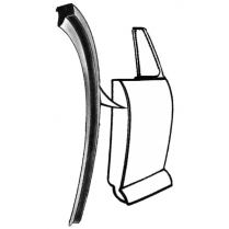 Back of Door Seal - Convertible - 1941-48 Ford Car