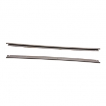 Door Scuff Plates - Business Coupe, 4 Door Front - Pair - 1941-48 Ford Car  