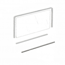 Door Glass Anti-Rattler Kit - 2 Door Sedan & Coupe - 1949-51 Ford Car