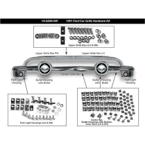 Grille Hardware Kit - 1951 Ford Car