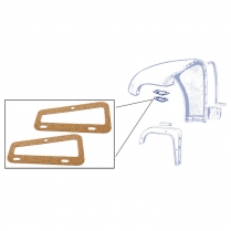 Fender Plate Opening Gaskets - Pair - 1948-52 Ford Truck