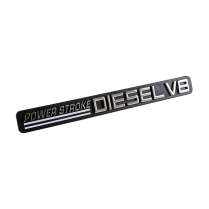 Door Emblem - "POWER STROKE DIESEL V8" - 2001-03 Ford Super Duty
