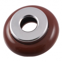 Door Handle & Window Crank Escutcheon - Maroon - 1942 Ford Car
