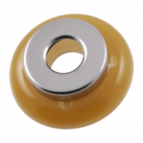 Door Handle & Window Crank Escutcheon - Butterscotch - 1942 Ford Car