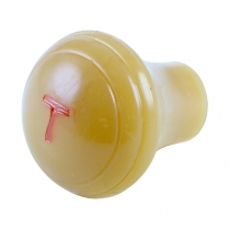 Throttle Knob - Deluxe & Super Deluxe - Butterscotch - 1942 Ford Car