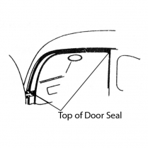 Top of Door Seals - 1932-34 Ford Car