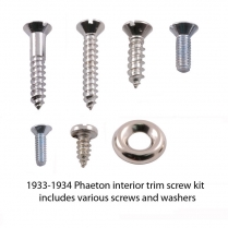 Interior Trim Screw Kit - Stainless - Phaeton - 1933-34 Ford Car