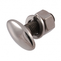 Front or Rear Bumper Bolt - Solid Stainless - 1935-40 Ford Truck, 1935-40 Ford Car