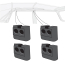 Top Iron Rubber Pads - Set of 4 - 1935-39 Ford Car
