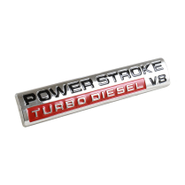 Door Emblem - "POWER STROKE TURBO DIESEL V8" - 2005-07 Ford Super Duty