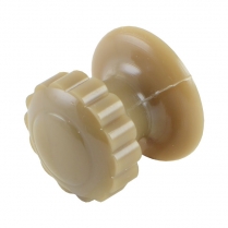Dash Light Knob - Yellow Brown - 1937 Ford Car  