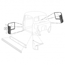Cab Corners - RH and LH - 1948-52 Ford Truck