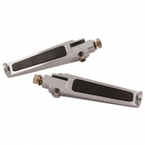 Buddy Pegs - Chrome - Bolt On - 1950-65 Cushman Scooters 