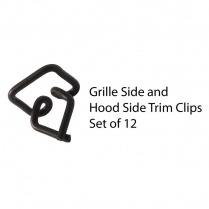 Grille Side and Hood Side Trim Clip - Standard - 1938 Ford Car