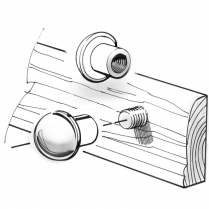 Blind Nut Kit - 1937-39 Ford Car  