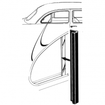 Vent Window Edge Seal - 1949-51 Ford Car