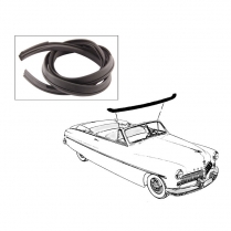 Header Bow Seal - On Top of Windshield - 1949-51 Mercury