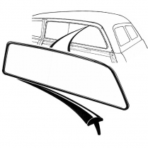 Door and Quarter Glass Seals - 1949-51 Ford and Mercury Station Wagons