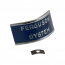 Ferguson System Grille Emblem - 1939-47 Ford Tractor