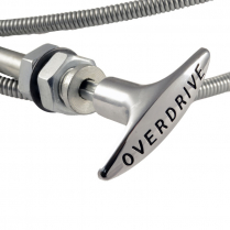 Overdrive Cable and Chrome Handle - 1953-72 Ford Truck, 1949-64 Ford and Mercury Car