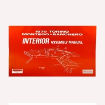 Body & Interior Trim Assembly Manual - 1970 Ford Car