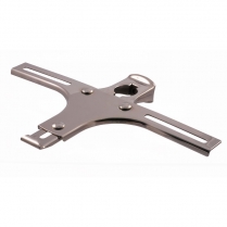 Front License Plate Bracket - Stainless Steel - 1932 Ford Truck, 1932 Ford Car