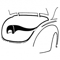 Trunk or Rumble Seat Lid Seal - 1932-34 Ford Car