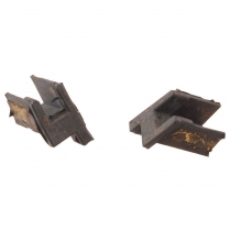 Upper Door Glass Bumpers - 1955-56 Ford Car, 1955-56 Mercury Car