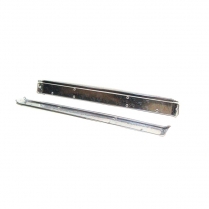Door Scuff Plates - 4 Door Fronts - Pair - 1955-56 Ford Car