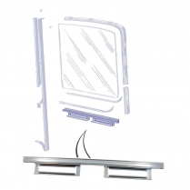 Door Glass Lift Channel - LH or RH - 1953-55 Ford Truck