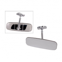 Inside Rear View Mirror And Bracket - 1956, 1961-66 Ford Truck, 1955-56 Ford Car, 1955-59 Ford Thunderbird