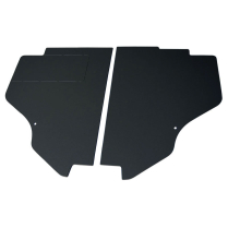 Under Dash Kick Panels - Black - 1956 Ford Truck