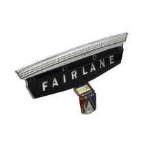 Trunk Lid Emblem Plastic - Fairlane - 1957 Ford Car