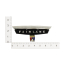 Trunk Lid Emblem Plastic - Fairlane - 1957 Ford Car