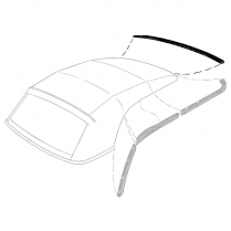 Header Seal - On Top - 1957-58 Ford Car
