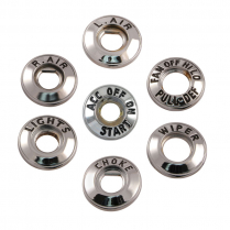 Dash Bezel Kit - Chrome - 7 Pieces - 1957-60 Ford Truck