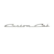 Door Emblem - Custom Cab - 1957-60 Ford Truck