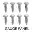 Interior Trim Screw Kit - Stainless - 130 piece - 1957-60 Ford Truck