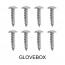 Interior Trim Screw Kit - Stainless - 130 piece - 1957-60 Ford Truck