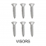 Interior Trim Screw Kit - Stainless - 130 piece - 1957-60 Ford Truck