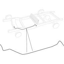 Fuel Line Prebent - 1957-60 Ford Truck