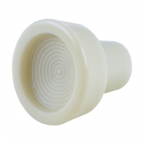 Choke / Fresh Air Vent Knobs - White - 1959-60 Ford Truck