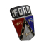 Hood Emblem - 1952-54 Ford Car