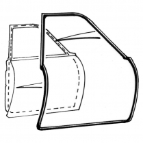 Door Seal Kit - 2 Door Closed Car - 1952-54 Ford Car